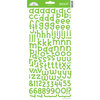 Doodlebug Design - Jack and Jill Collection - Alphabet Cardstock Stickers - Limeade