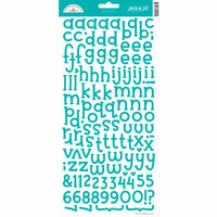 Doodlebug Design - Jack and Jill Collection - Alphabet Cardstock Stickers - Swimming Pool