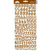 Doodlebug Design - Jack and Jill Collection - Alphabet Cardstock Stickers - Bon Bon, CLEARANCE