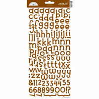 Doodlebug Design - Jack and Jill Collection - Alphabet Cardstock Stickers - Bon Bon, CLEARANCE