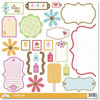 Doodlebug Design - Summertime Collection - Cute Cuts - 12 x 12 Cardstock Die Cuts
