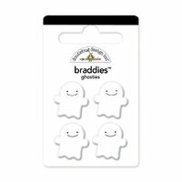 Doodlebug Design - Spooky Town Collection - Halloween - Brads - Ghosties Braddies, CLEARANCE