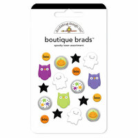 Doodlebug Design - Spooky Town Collection - Halloween - Boutique Brads - Assorted Brads - Spooky Town