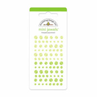 Doodlebug Design - Jewels Adhesive Rhinestones - Mini - Limeade