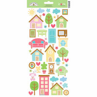 Doodlebug Design - Welcome Home Collection - Cardstock Stickers - Icons