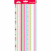 Doodlebug Design - Happy Holidays Collection - Sugar Coated Cardstock Stickers - Fancy Frills