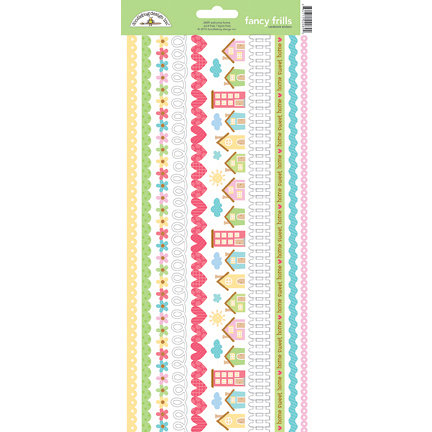 Doodlebug Design - Welcome Home Collection - Cardstock Stickers - Fancy Frills