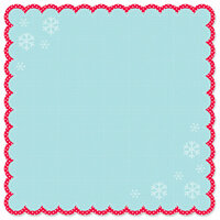 Doodlebug Design - Happy Holidays Collection - 12 x 12 Die Cut Paper - Happy Holidays
