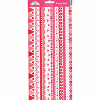 Doodlebug Design - Sweet Love Collection - Sugar Coated Cardstock Stickers - Fancy Frills