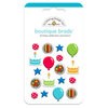 Doodlebug Design - Birthday Celebration Collection - Boutique Brads - Assorted Brads - Birthday Celebration