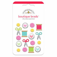 Doodlebug Design - Nifty Notions Collection - Boutique Brads - Assorted Brads - Nifty Notions