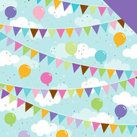 Doodlebug Design - Cake and Ice Cream Collection - 12 x 12 Double Sided Paper - Surprise Party