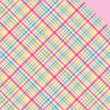 Doodlebug Design - Nifty Notions Collection - 12 x 12 Double Sided Paper - Sew Plaid