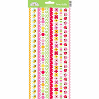 Doodlebug Design - Ladybug Garden Collection - Sugar Coated Cardstock Stickers - Fancy Frills
