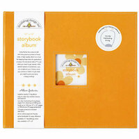 Doodlebug Design - 12 x 12 Storybook Album - Tangerine