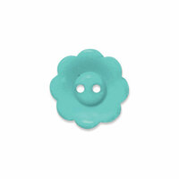 Doodlebug Design - Oodles - Buttons - Flower - 19 mm - Swimming Pool 2