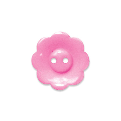 Doodlebug Design - Oodles - Buttons - Flower - 19 mm - Cupcake