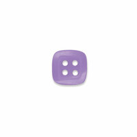 Doodlebug Design - Oodles - Buttons - Square - 13 mm - Lilac
