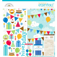 Doodlebug Design - Birthday Celebration Collection - Essentials Kit
