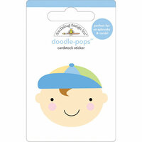 Doodlebug Design - Doodle-Pops - 3 Dimensional Cardstock Stickers - Baby Boy