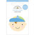 Doodlebug Design - Doodle-Pops - 3 Dimensional Cardstock Stickers - Baby Boy