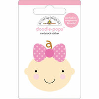 Doodlebug Design - Doodle-Pops - 3 Dimensional Cardstock Stickers - Baby Girl