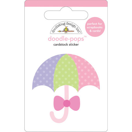 Doodlebug Design - Doodle-Pops - 3 Dimensional Cardstock Stickers - Showers