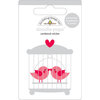 Doodlebug Design - Doodle-Pops - 3 Dimensional Cardstock Stickers - Love Birds