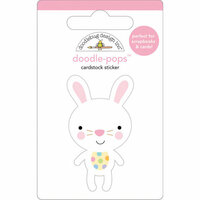 Doodlebug Design - Doodle-Pops - 3 Dimensional Cardstock Stickers - Honey Bunny