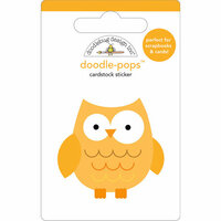 Doodlebug Design - Doodle-Pops - 3 Dimensional Cardstock Stickers - Hootie