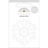 Doodlebug Design - Doodle-Pops - 3 Dimensional Cardstock Stickers - Snowflake