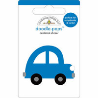 Doodlebug Design - Doodle-Pops - 3 Dimensional Cardstock Stickers - Puddle Jumper
