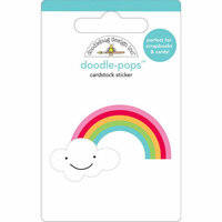Doodlebug Design - Doodle-Pops - 3 Dimensional Cardstock Stickers - Rainbow