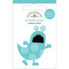 Doodlebug Design - Doodle-Pops - 3 Dimensional Cardstock Stickers - Scaredy