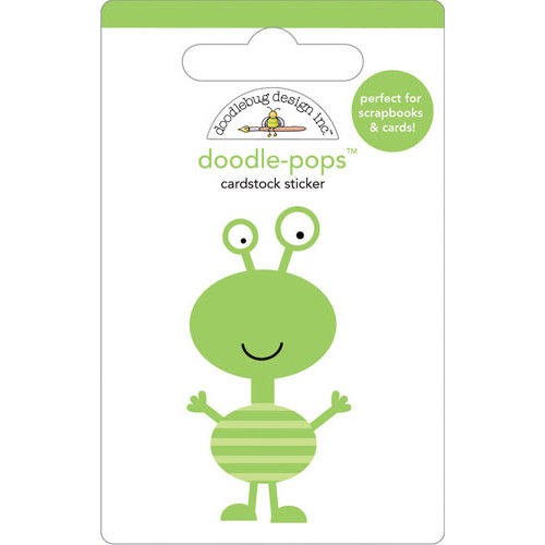 Doodlebug Design - Doodle-Pops - 3 Dimensional Cardstock Stickers - Boogie