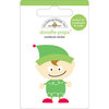 Doodlebug Design - Doodle-Pops - Christmas - 3 Dimensional Cardstock Stickers - Little Helper