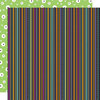 Doodlebug Design - Monster Mania Collection - Halloween - 12 x 12 Double Sided Paper - Monster Stripe