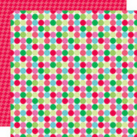 Doodlebug Design - Santa's Workshop Collection - Christmas - 12 x 12 Double Sided Paper - Jolly Dots