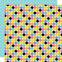 Doodlebug Design - Colorwheel Collection - 12 x 12 Double Sided Paper - Connect the Dots