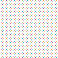 Doodlebug Design - Sugar Coated Cardstock - 12 x 12 Spot Glittered Cardstock - White Rainbow