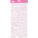 Doodlebug Design - Alphabet Cardstock Stickers - Doodle Twine - Bubblegum