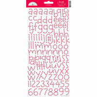 Doodlebug Design - Alphabet Cardstock Stickers - Doodle Twine - Ladybug