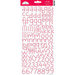 Doodlebug Design - Alphabet Cardstock Stickers - Doodle Twine - Ladybug