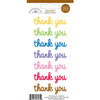 Doodlebug Design - Doodles - Cardstock Stickers - Thank You - Multicolor