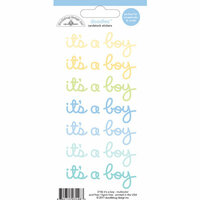 Doodlebug Design - Doodles - Cardstock Stickers - It's a Boy - Multicolor