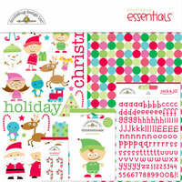 Doodlebug Design - Santa's Workshop Collection - Christmas - Essentials Kit