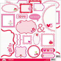Doodlebug Design - Sweet Cakes Collection - Cute Cuts - 12 x 12 Cardstock Die Cuts