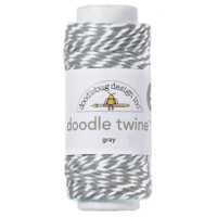 Doodlebug Design - Doodle Twine - Gray