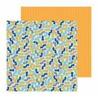 Doodlebug Design - Boys Only Collection - 12 x 12 Double Sided Paper - Anyway