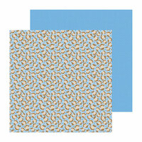 Doodlebug Design - Snips and Snails Collection - 12 x 12 Double Sided Paper - Monkey Business